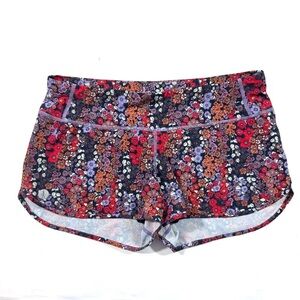 Smartwool Active Lined Shorts Ultra Violet Meadow Print